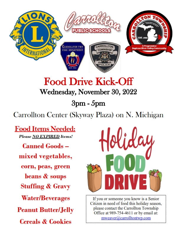 Lions Club Food Drive